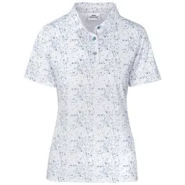 Ladies Flexxion Golf Shirt White Front